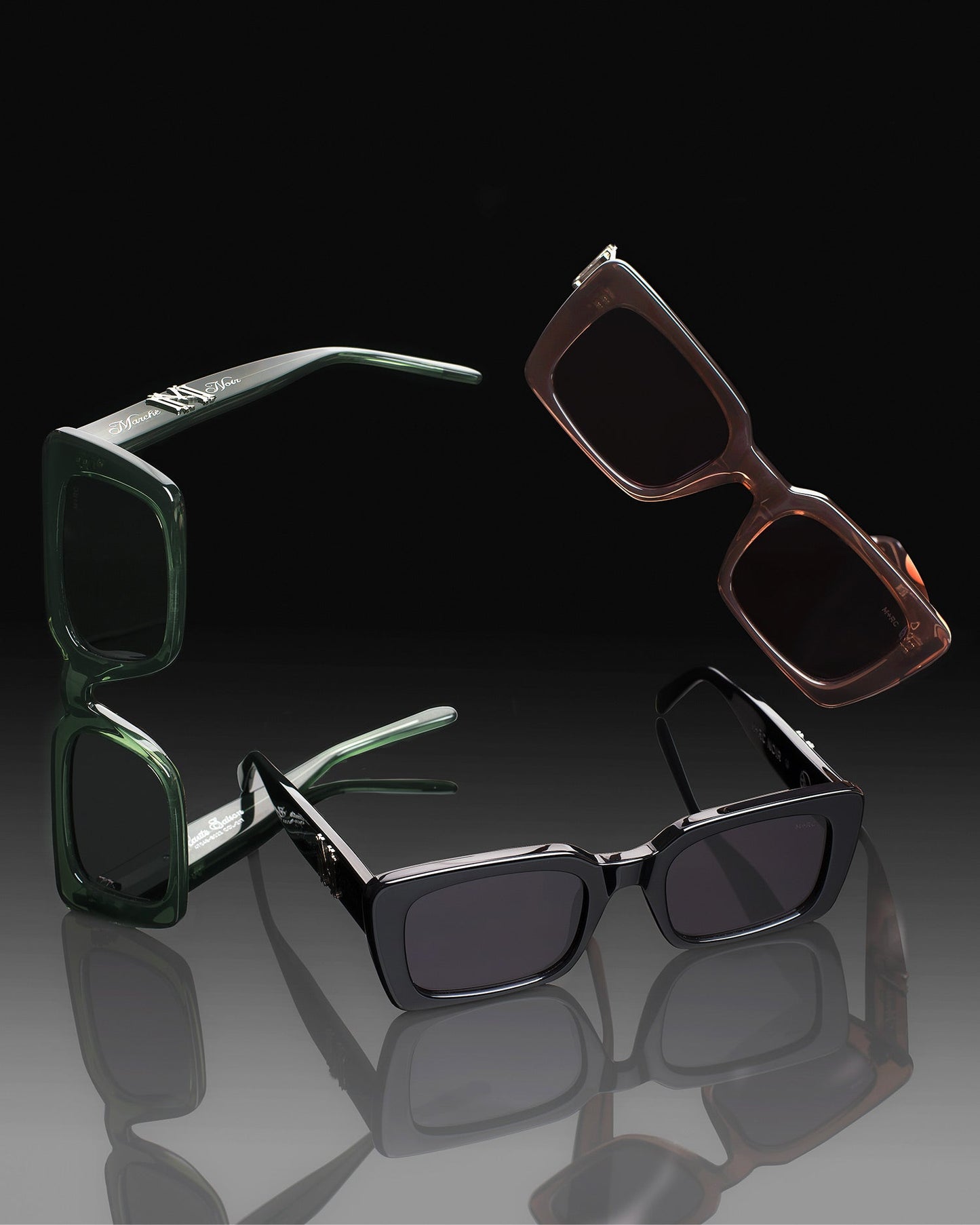 Blazon Butterfly Brown Sunglasses - mrcnoir