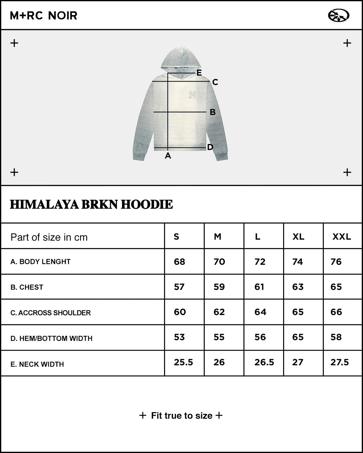 Himalaya BRKN Hoodie - mrcnoir