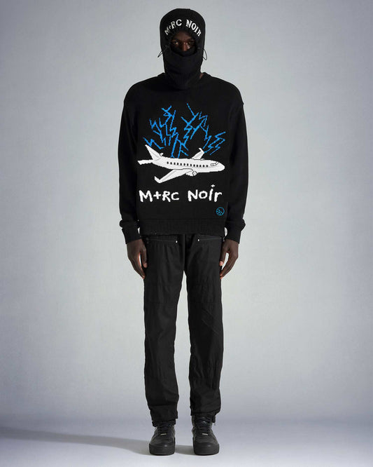 Ice Bermuda Black Knitted