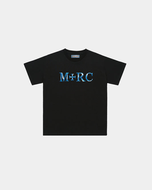 Cloudy Heart Black Tee