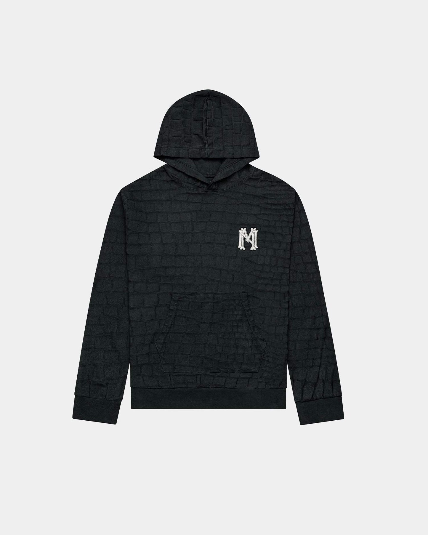 Alligator Vintage Black Hoodie - mrcnoir