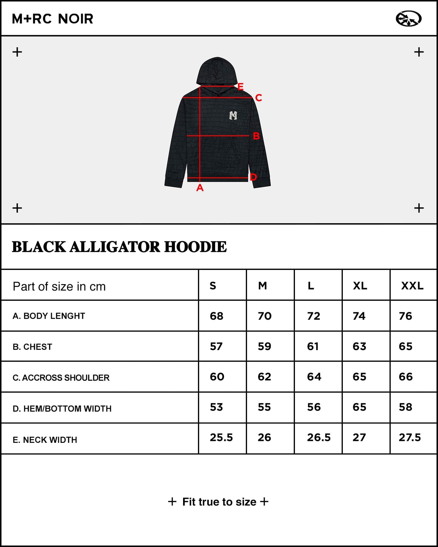 Alligator Vintage Black Hoodie - mrcnoir