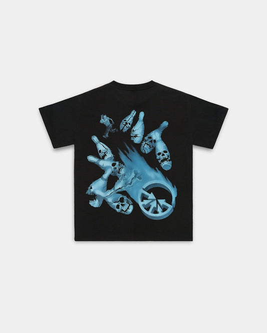 Bowling Alley Black Tee Shirt - mrcnoir