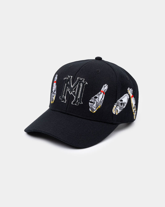 Bowling Alley Black Wool Hat - mrcnoir