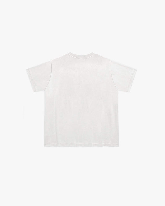 "Marché Noir Air" White Tee - mrcnoir