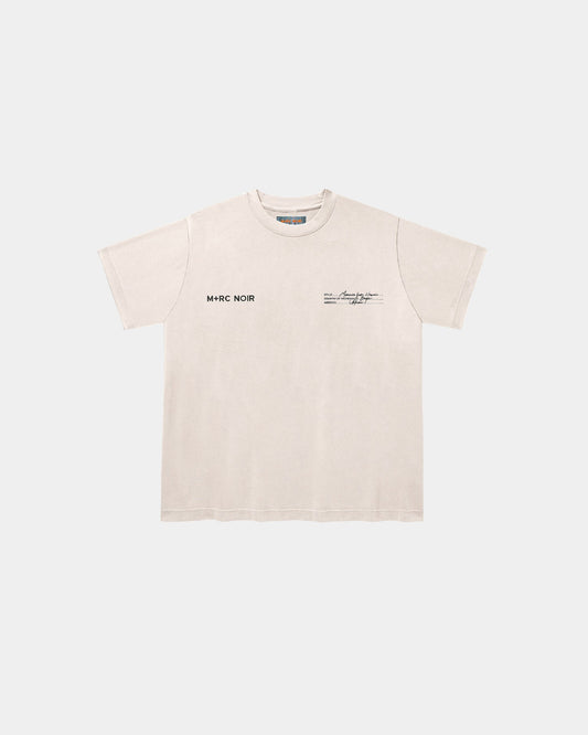 "Memories from Hawaii" Beige tee - mrcnoir