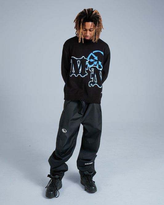 Monogram Ice Knitted Sweater - mrcnoir