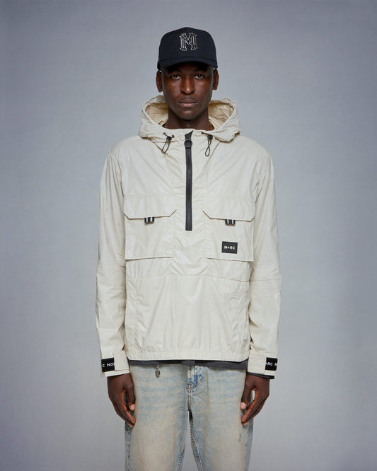 PU Carbon off white Jacket - mrcnoir