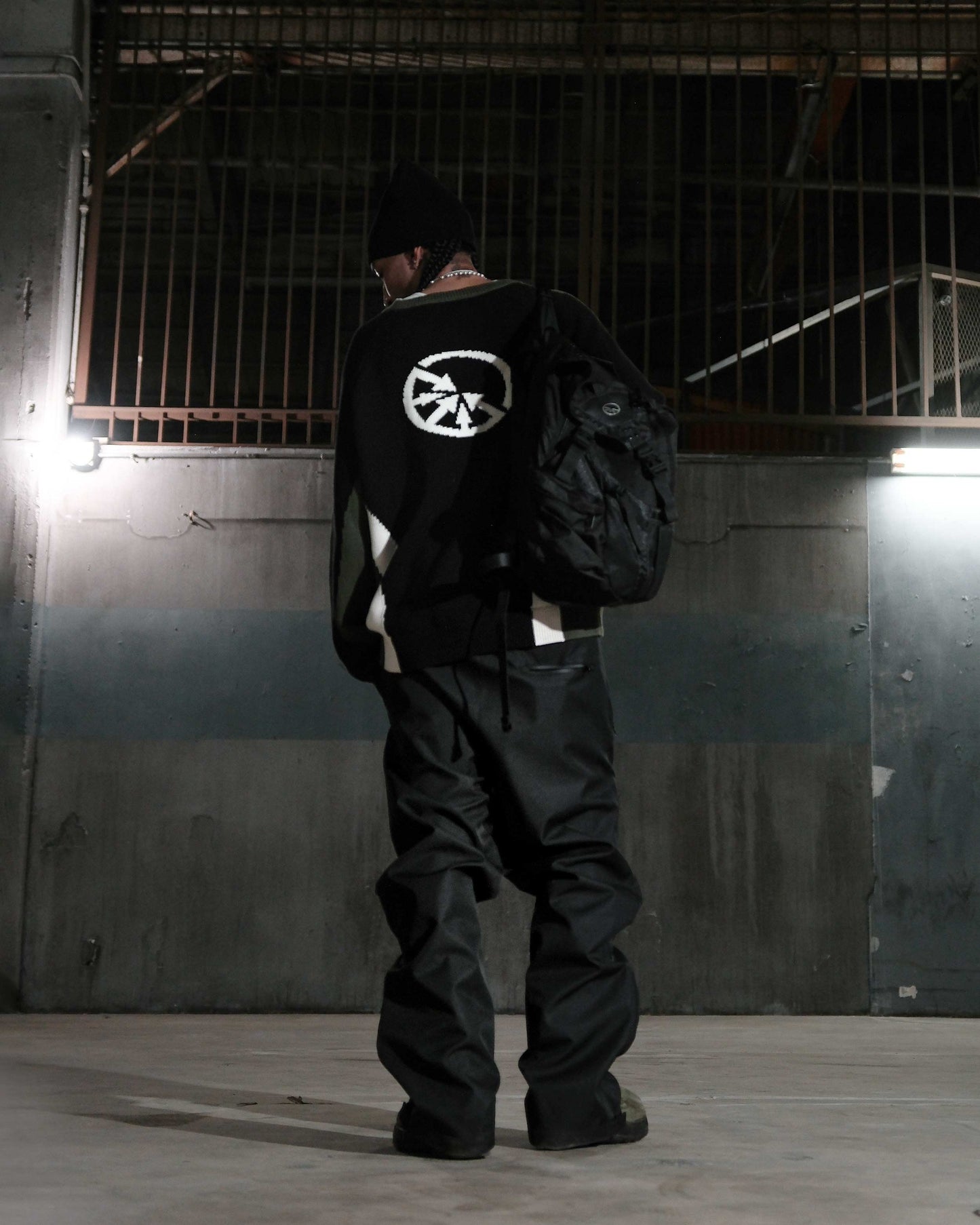 "Seven Lives" Football Knitted Sweater - mrcnoir