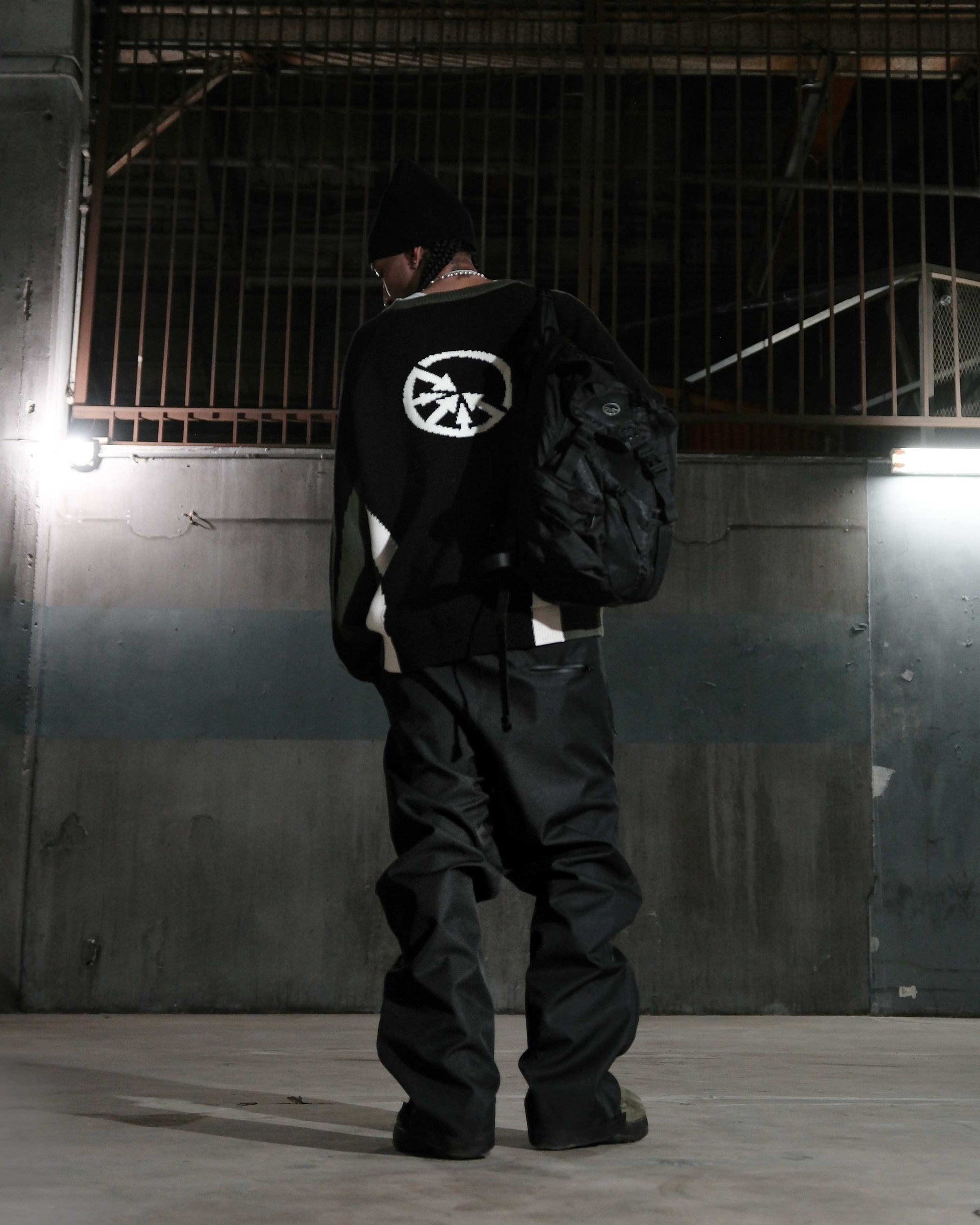 "Seven Lives" Football Knitted Sweater - mrcnoir