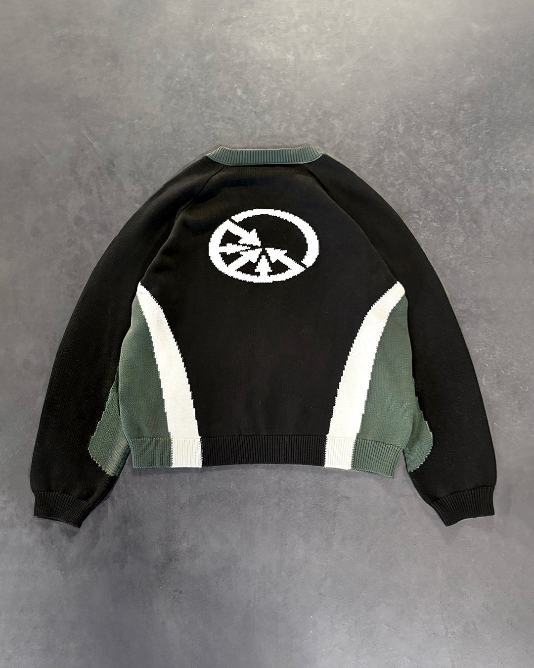 "Seven Lives" Football Knitted Sweater - mrcnoir