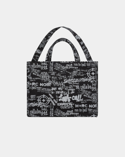Speechless Denim Tote Bag - mrcnoir