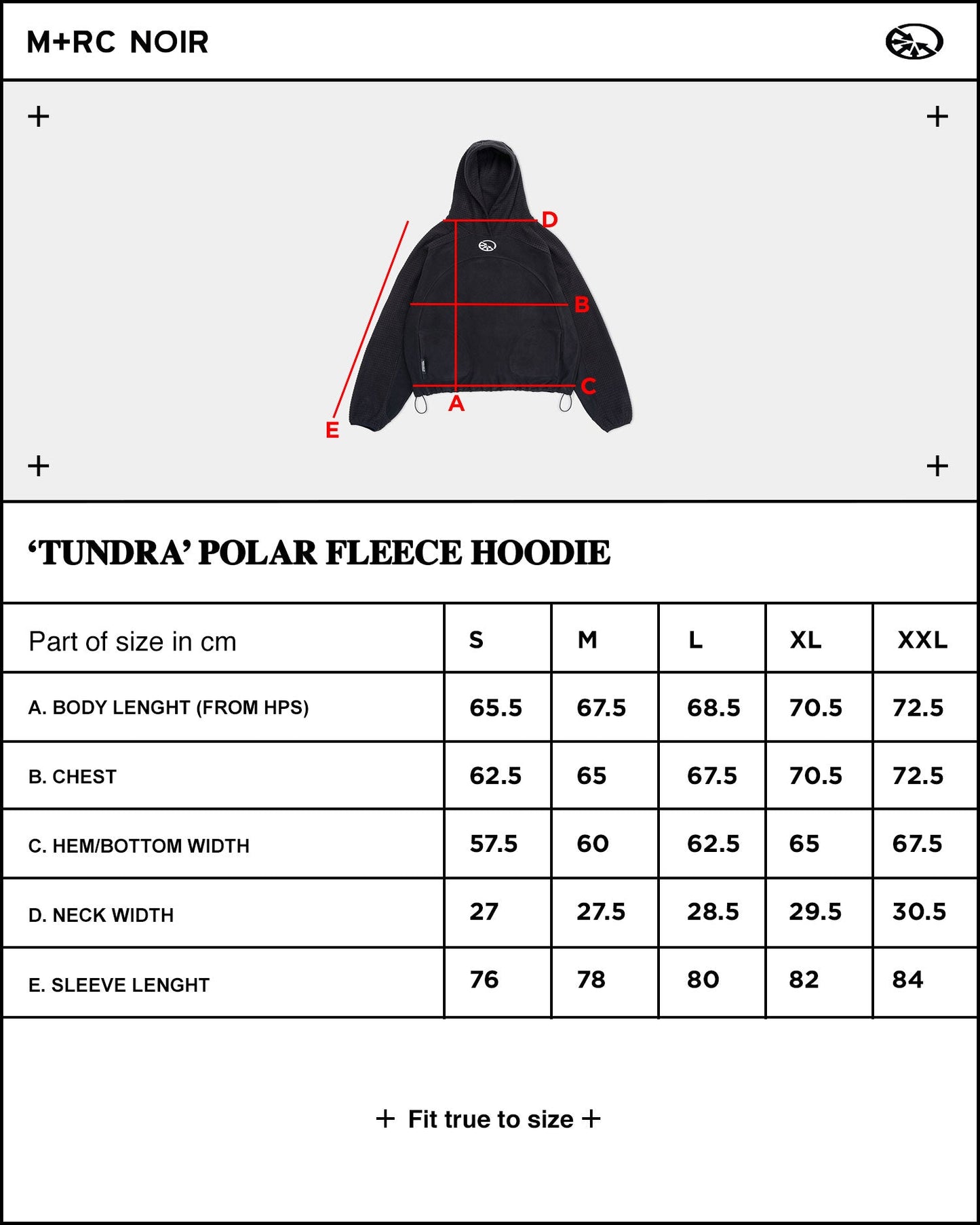 "Tundra" Polartec Fleece Hoodie - mrcnoir